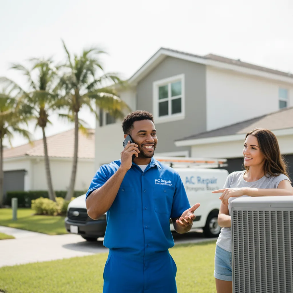 AC Repair Pompano Beach customer support in Delray Beach